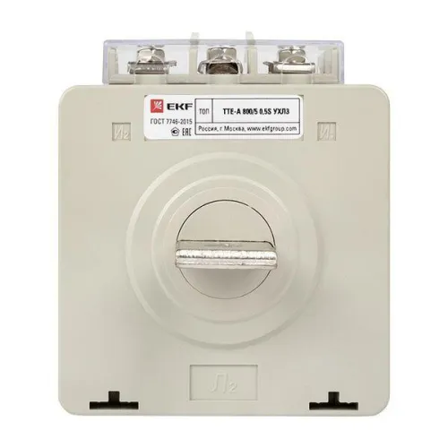 Трансформатор тока ТТЕ-А 800/5А кл. точн. 0.5S с клеммой напряжения PROxima EKF tte-S-800-0.5S фото 4