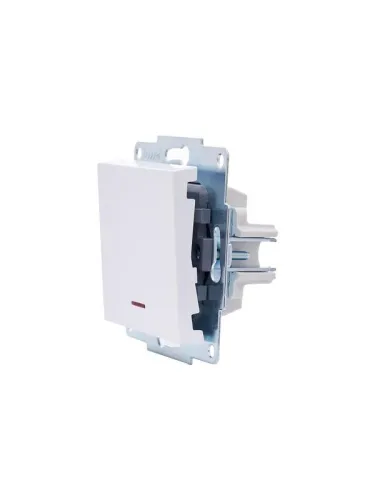 Выключатель 1-кл. 1п СП Vesna 10А IP20 с индикацией механизм бел. LEZARD 742-0288-111 фото 3