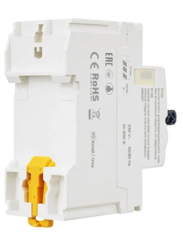 Выключатель дифференциального тока (УЗО) 2п 63А 30мА тип AC ВДТ R10N ARMAT IEK AR-R10N-2-063C030 фото 5