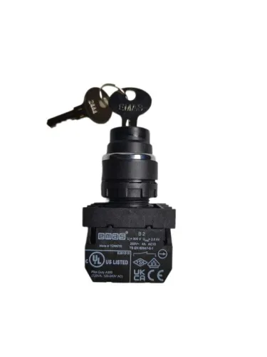 Кнопка с ключом 2-0-1 ключ вынимается в положении 0 (1НО+1НЗ) EMAS B102AA30 фото 5