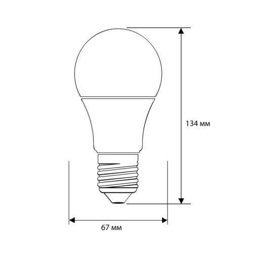 Лампа светодиодная LED25-A65/845/E27 25Вт грушевидная матовая 4500К бел. E27 170-265В Camelion 13572 фото 2