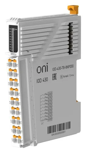 Модуль дискретного ввода IOD 430 8 сигналов NPN/PNP ONI IOD-430-TB-8NP000 фото 2