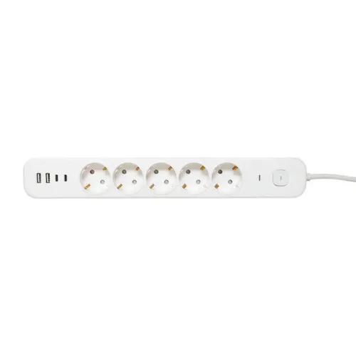 Удлинитель 5х1.5м IP20 2USB 2.4А+2type-C LUX 1.5кв.мм EKF UBA-LUX-515-TC фото 8