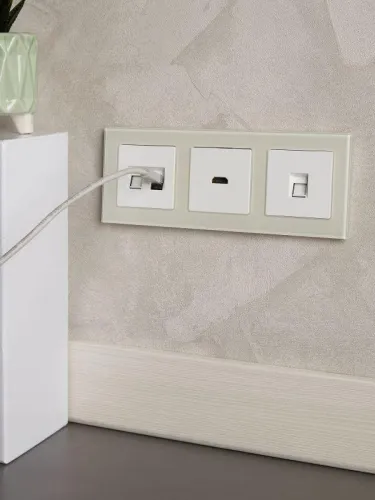 Розетка СП BRITE HDMI РHDMI-0-БрБ механизм бел. IEK BR-H10-K01 фото 7