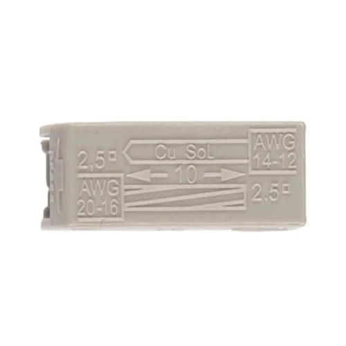 Клемма монтажная для подключения светильников PTC-2P 224-101 400В 24А 0.5-2.5кв.мм Jazzway 5051294 фото 2