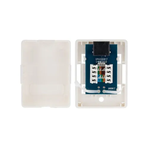 Розетка компьютерная 1-м ОП RJ45 (8P8C) кат.6 UTP неэкранир. Rexant 03-0132 фото 4