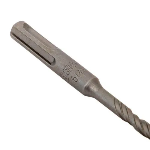 Бур по бетону SDS-plus 6х110мм 2 резца 4S спираль Master EKF db-6-110-2x4 фото 3