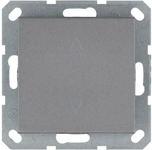 Выключатель для жалюзи 1-кл. 10А IP20 механизм алюм. Jasmart G3018S