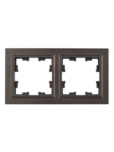 Рамка 2-м BRITE РУ-2-БрТБ бронза IEK BR-M22-K45 фото 3