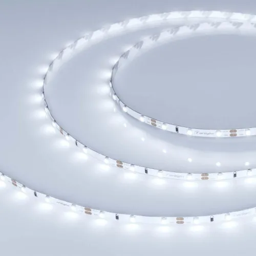 Лента светодиодная RT-A60-5mm 12V Cool 8000К 4.8Вт/м IP20 2835 узкая (уп.5м) Arlight 028610(2)