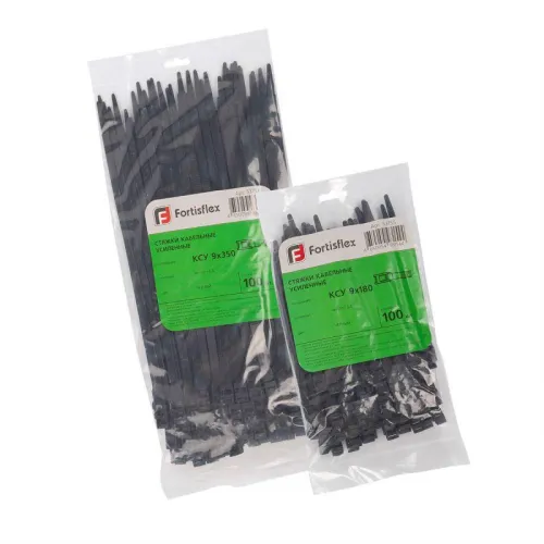 Хомут кабельный КСУ 9х260 нейл. (уп.100шт) Fortisflex 53756 фото 4