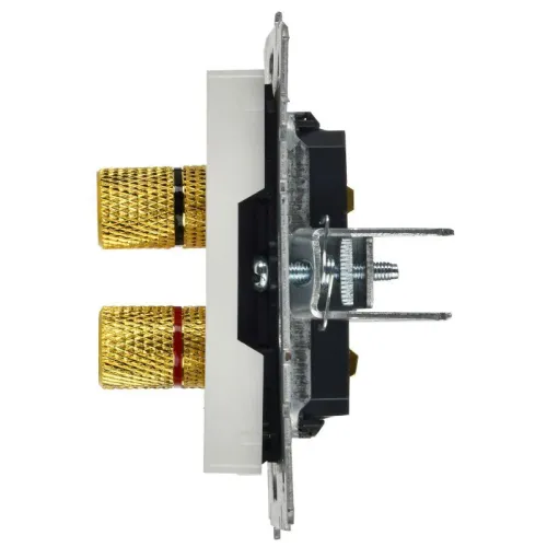 Аудиорозетка 4-м BRITE РА10-БрБ механизм бел. IEK BR-S40-K01 фото 7