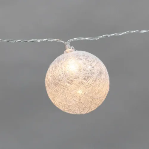 Гирлянда светодиодная "Тайские фонарики "Магия" 3.5м 20LED прозрачный ПВХ питание USB тепл. бел. Neon-Night 304-007 фото 4