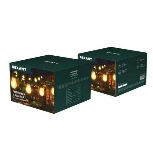 Гирлянда садовая Канэри 15м 3000К встроен. аккумулятор солнечная панель коллекция Лондон Rexant 602-2422 фото 5