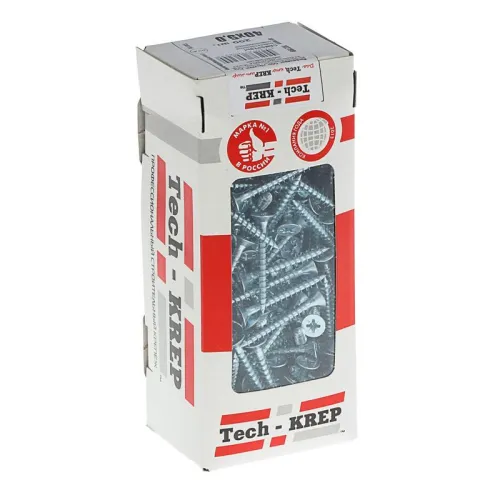 Саморез универсальный 40х5.0мм оцинк. (уп.200шт) Tech-Krep/Zitar 102199