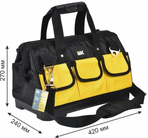 Сумка монтажника с пластиковым дном BG-03 IEK ARMA2L 5 IEK A2L5-BG12-03-K02 фото 5