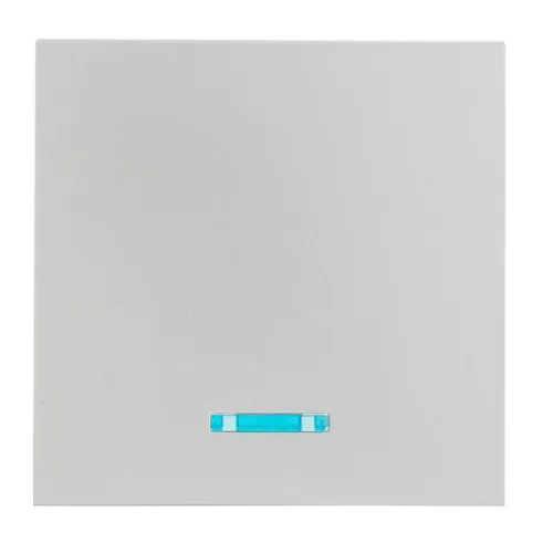 Панель лицевая Валенсия для выключателя 1-кл. с индикатором 10А сталь PROxima EKF ESV10-L-121-30 фото 4