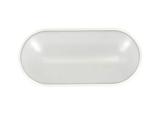 Светильник светодиодный WP 15 C 12W OP 840 W10L22 WH 220х106х60мм 12Вт 4000К IP65 ЖКХ овал. пылевлагозащ. бел. Русский Свет 15071524499 фото 3