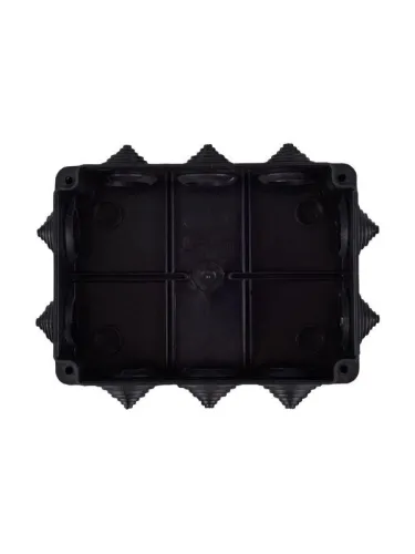 Коробка распаячная ОП 150х110х70 IP44 КМ41241 10 гермовводов черн. IEK UKO11-150-110-070-K02-44 фото 2