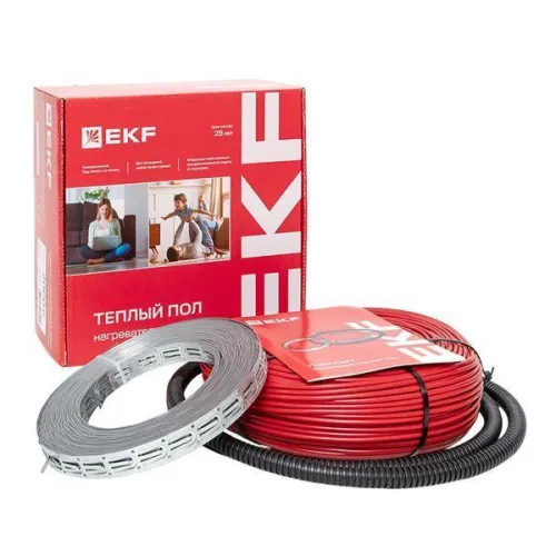 Комплект "Теплый пол" (кабель) 2000Вт 143м 13.5кв.м EKF nk-2000