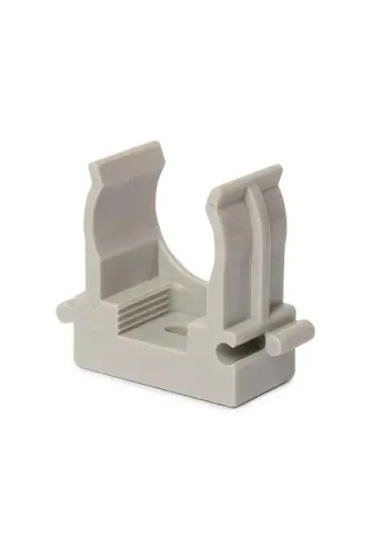 Держатель для труб (клипса) d16мм для монтажного пистолета пластик. RAL7035 OBO 6836301 фото 2