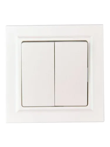 Выключатель 2-кл. СП BRITE ВСР10-2-0-БрЖ 10А в сборе жемчуж. IEK BR-V20-0-10-K36-F фото 2