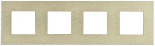 Рамка 4-м SKANDY SK-F34Sh металл шампань IEK SK-M42-M-K37 фото 2