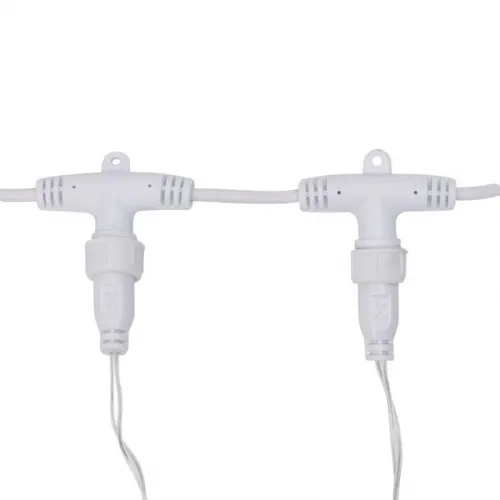 Гирлянда светодиодная "Светодиодный Дождь" 2х3м 448LED тепл. бел. 27Вт 230В IP65 постоян. свечение провод прозр. Neon-Night 235-156-6 фото 2