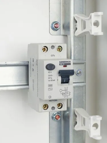 Выключатель дифференциального тока (УЗО) 2п 40А 30мА тип AC ВД1-63 GENERICA MDV15-2-040-030 фото 10