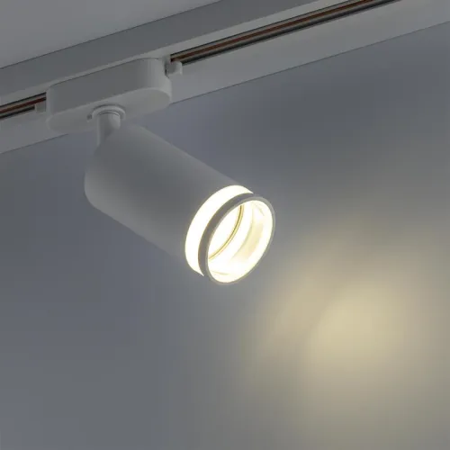Светильник трековый ARTLINE поворотный 55х55х100мм GU10 230В алюм./пластик. 4кв.м бел. Ritter 59879 8 фото 3