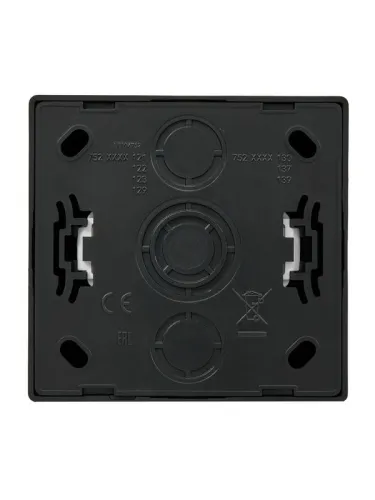 Розетка 1-м ОП LETO с заземл. ПБТ черн. бархат LEZARD 752-4200-122B фото 3