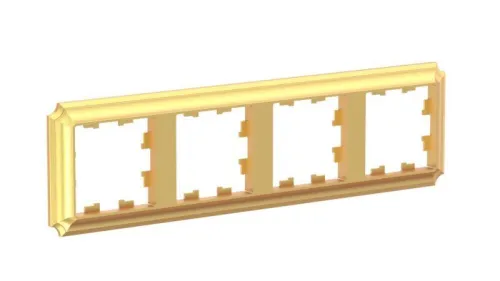 Рамка 4-м AtlasDesign Antique универс. зол. SE ATN101604 фото 3