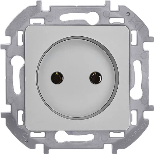 Розетка 1-м СП Inspiria 16А IP20 250В 2P механизм алюм. IEK 673712 фото 5