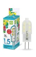 Лампа светодиодная LED-JC-standard 1.5Вт капсульная 4000К нейтр. бел. G4 135лм 12В ASD 4690612003290