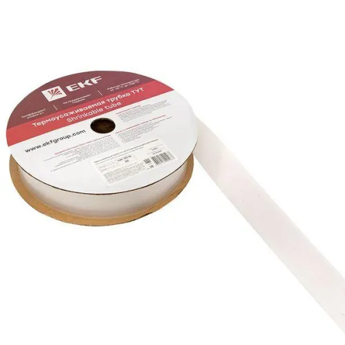 Трубка термоусадочная ТУТ 25/12.5 прозр. PROxima (уп.25м) EKF tut-25-tr фото 5