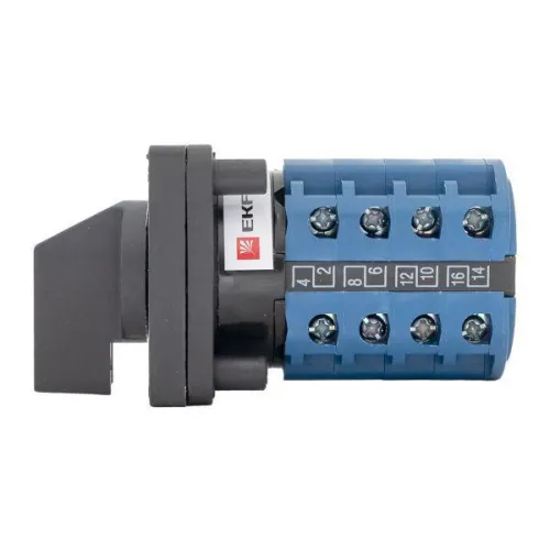 Переключатель кулачковый ПК-1-24 4П 10А "1-0-2" EKF pk-1-24-10 фото 4
