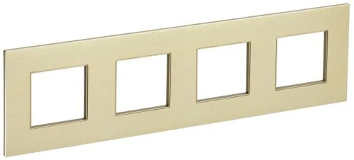 Рамка 4-м SKANDY SK-F34Sh металл шампань IEK SK-M42-M-K37