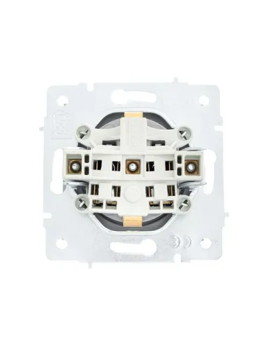 Розетка 1-м СП Vesna с заземл. ПБТ механизм платина LEZARD 742-3588-122B фото 3
