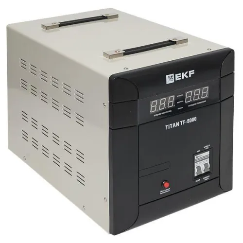 Стабилизатор напряжения электронный напольного исполнения TITAN -TF-8000 EKF stab-TF-8000 фото 3