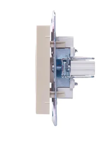 Розетка компьютерная 1-м СП Vesna механизм крем. LEZARD 742-0388-139 фото 5