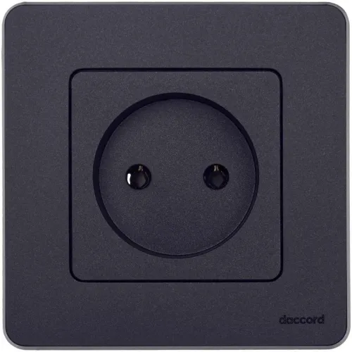 Розетка 1-м СП Inspiria 16А IP20 250В 2P механизм антрацит IEK 673713 фото 2