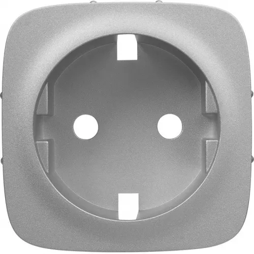 Панель лицевая Valena Allure для розетки 2К+З алюм. Leg 755207 фото 5