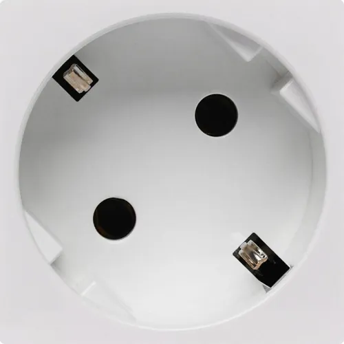 Розетка 2мод. 16А 250В 45град. с заземл. без защ. шторок винт. зажимы бел. ИЭК Leg 4521051 фото 3