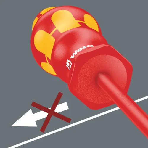 Набор диэлектрических отверток с узким концом 160 iS/7 Rack VDE 7 предметов (PH 1/2; PZ/S/2; SL 3.5/4.0/5.5) Wera WE-006480 фото 3