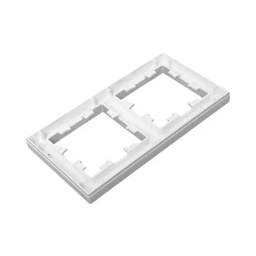 Рамка 2-м Эпика пластик алюм. EKF UP1-FPA-02 фото 7