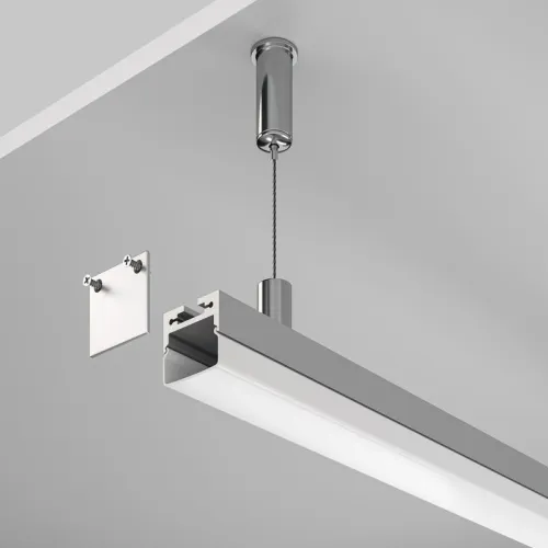 Профиль накладной/подвесной 20х20 алюм. Maytoni ALM-2020B-S-2M фото 3