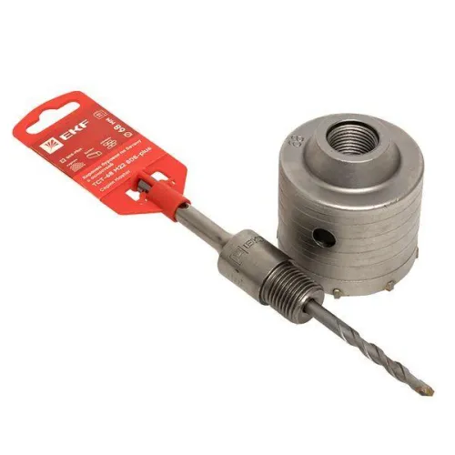 Коронка буровая по бетону с оснасткой TCT-68 М22 SDS-plus Master EKF tct-68-m22 фото 6