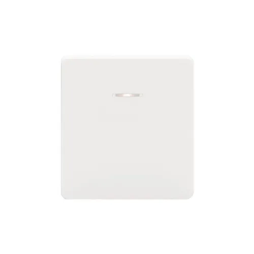 Переключатель перекрестный 1-кл. СП ROUND 10А с подсветкой перламутр Kranz KR-78-0718-1