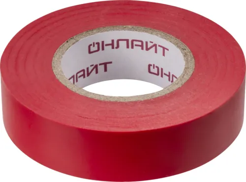 Изолента ПВХ 61 881 OIT-B19-20/R красн. ОНЛАЙТ 61881 фото 2