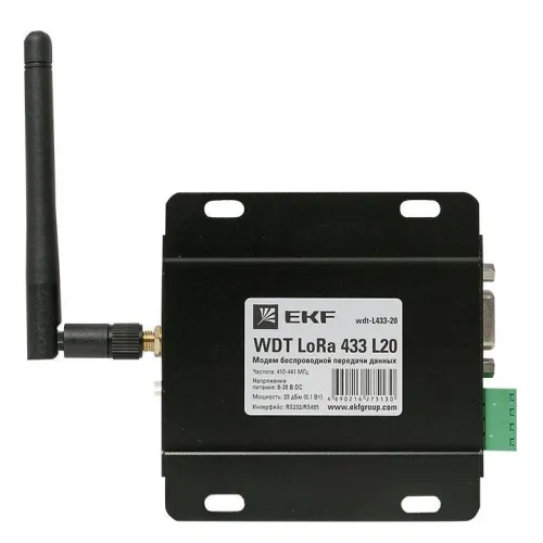Модем беспроводной передачи данных WDT LoRa 433 L20 PROxima EKF wdt-L433-20 фото 6